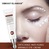 dasda  VIBRANT GLAMOUR Anti-wrinkle Eye Serum Hyaluronic Acid Remover Dark Circles Eye Cream Crocodile Against Puffiness Essence 20g