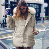 VOZRO 2019 New Black Winter Top Thick Pascal Women's Warm Long Coat Ukraine Manteau Veste Femme Hiver  Sobretudo Camperas Zaful
