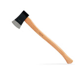 WORKPRO Wood Axe 2LB Wooden Handle Axe Outdoor Camping Felling Axe Survival Tomahawk Axe