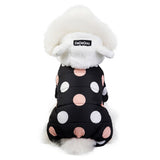 Warm Dog Clothes Soft Winter Dog Coat Jumpsuit Chihuahua Pomeranian Puppy Down Clothing For Dogs Fleece Hood Dog Coat Jacket