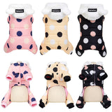 Warm Dog Clothes Soft Winter Dog Coat Jumpsuit Chihuahua Pomeranian Puppy Down Clothing For Dogs Fleece Hood Dog Coat Jacket