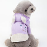 Warm Dog Clothes Winter Puppy Jacket Cartoon Bear Soft Fleece Pet Cat Clothes Small Dog Coat Chihuahua Shih Tzu Clothing For Dog