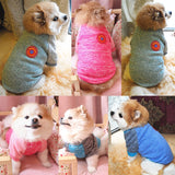 dasda  Warm Pet Dog Clothes Small Dog Coat Jacket for Puppy Outfit Winter Dog Coat Puppy Sweater Clothing For Small Dogs/Cats 6 colors