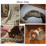 Warm Pets Mat Soft Coral Fleece Pet Puppy Dog Blanket Cat Mats Sleeping Bed Sofa Cover Pet Supplies
