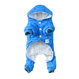 dasda  Waterproof Dog Clothes Winter Puppy Jumpsuit Warm Soft Dog Coat Chihuahua Yorkie Clothing Pet Outfits Small Dog Hoodie Jacket