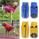 Waterproof Dog Clothes for Large Dogs Winter Warm Big Dog Jackets Padded Fleece Pet Coat Safety Reflective Design Dog Clothing - app80