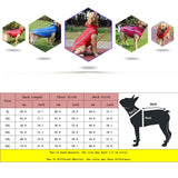 Waterproof Dog Clothes for Large Dogs Winter Warm Big Dog Jackets Padded Fleece Pet Coat Safety Reflective Design Dog Clothing - app80
