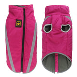 Waterproof Dog Clothes for Large Dogs Winter Warm Big Dog Jackets Padded Fleece Pet Coat Safety Reflective Design Dog Clothing - app80