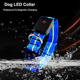 Waterproof LED Dog Collar Original Magnetic Charging Glowing Collar Anti-Lost Pet Product For Dogs Cats Reflective Pet Supplies