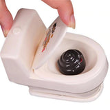 White Screaming Spout Toilet Shape Prank Toy Funny Toy Toilet Gift Novelty Creative Gadgets Quirky Spoof Sprinkler