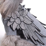 Wing Halloween Dog Costume Soft Warm Dog Jacket for Small Medium Dog Coat Winter Puppy Clothes For Shih tzu Pomeranian