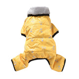 Winter Dog Clothes Pet Windproof Overalls For Dogs Warm Down Jacket Waterproof Thicken Parka Dog Jumpsuit Pup Outfit