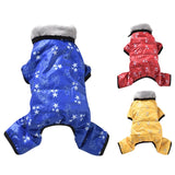 Winter Dog Clothes Pet Windproof Overalls For Dogs Warm Down Jacket Waterproof Thicken Parka Dog Jumpsuit Pup Outfit