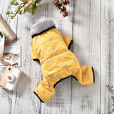Winter Dog Clothes Pet Windproof Overalls For Dogs Warm Down Jacket Waterproof Thicken Parka Dog Jumpsuit Pup Outfit