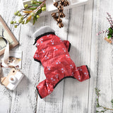 Winter Dog Clothes Pet Windproof Overalls For Dogs Warm Down Jacket Waterproof Thicken Parka Dog Jumpsuit Pup Outfit
