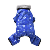Winter Dog Clothes Pet Windproof Overalls For Dogs Warm Down Jacket Waterproof Thicken Parka Dog Jumpsuit Pup Outfit