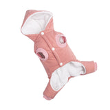 Winter Dog Jumpsuit Small Dog Clothes Fleece Lining Warm Dog Coat Chihuahua Pet Dog Clothing For Small Dogs Puppy Hoodie Coat