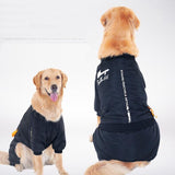 Winter Large Dog Jumpsuit Clothes  labs Big Dog Clothes Coat Waterproof Ski Pet Jacket Coat 3XL-7XL