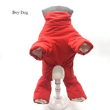 Winter Pet Clothes For Dogs Reflective Waterproof Dog Coat Jacket Warm Fleece Puppy Jumpsuits Chihuahua French Bulldog Clothing