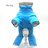 Winter Pet Clothes For Dogs Reflective Waterproof Dog Coat Jacket Warm Fleece Puppy Jumpsuits Chihuahua French Bulldog Clothing