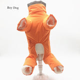 Winter Pet Clothes For Dogs Reflective Waterproof Dog Coat Jacket Warm Fleece Puppy Jumpsuits Chihuahua French Bulldog Clothing
