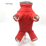 Winter Pet Clothes For Dogs Reflective Waterproof Dog Coat Jacket Warm Fleece Puppy Jumpsuits Chihuahua French Bulldog Clothing