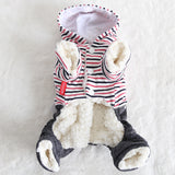 Winter Pink Dog Clothes Warm Thick Pet Coat Hoodie Small Dog Jackets Cotton Clothing  Costume Cat Halloween French Bulldog