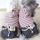 Winter Pink Dog Clothes Warm Thick Pet Coat Hoodie Small Dog Jackets Cotton Clothing  Costume Cat Halloween French Bulldog