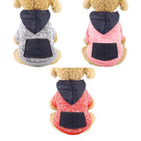 Winter Warm Coat Dog Sweater Christmas Clothes Classic Hoodies Fleece Pet Soft Pet Dog Clothes For Small Dogs