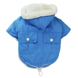 dasda  Winter Warm Dog Clothes Fleece Dog Coat Clothing For Chihuahua French Bulldog Pug Puppy Winter Clothes Small Dog Jacket