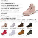 dasda  Winter boots women shoes 2020 warm fur plush sneakers women snow boots women lace-up ankle boots winter shoes woman botas mujer