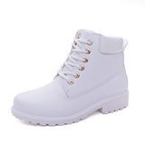 dasda  Winter boots women shoes 2020 warm fur plush sneakers women snow boots women lace-up ankle boots winter shoes woman botas mujer