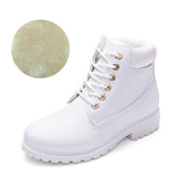 dasda  Winter boots women shoes 2020 warm fur plush sneakers women snow boots women lace-up ankle boots winter shoes woman botas mujer