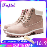 dasda  Winter boots women shoes 2020 warm fur plush sneakers women snow boots women lace-up ankle boots winter shoes woman botas mujer