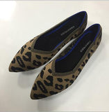 Women Ballet Flats Shoes Slip On Pointed Toe Ladies Casual Shoes Knitting Comfortable Soft Loafers Shoes For pregnant Woman