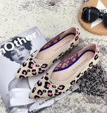 Women Ballet Flats Shoes Slip On Pointed Toe Ladies Casual Shoes Knitting Comfortable Soft Loafers Shoes For pregnant Woman