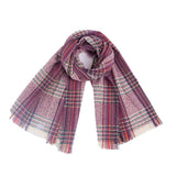 Women's Winter Double-sided tassel lattice Scarf Female Plaid Cashmere Scarves Lady Pashmina Warm Necker Shawls Wraps Bandana