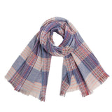Women's Winter Double-sided tassel lattice Scarf Female Plaid Cashmere Scarves Lady Pashmina Warm Necker Shawls Wraps Bandana