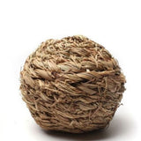 ssss  Woven Grass Pet Odontoprisis Ball Toy Dog Spherical Hay Rabbit Cat