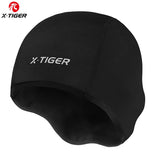 X-TIGER Warm Fleece Cycling Caps Waterproof Bike Hats Winter Thermal Bicycle Cap Snow Road Bicycle Hats Sports Cycling Headwear