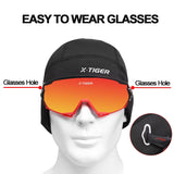 X-TIGER Warm Fleece Cycling Caps Waterproof Bike Hats Winter Thermal Bicycle Cap Snow Road Bicycle Hats Sports Cycling Headwear