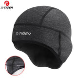 X-TIGER Warm Fleece Cycling Caps Waterproof Bike Hats Winter Thermal Bicycle Cap Snow Road Bicycle Hats Sports Cycling Headwear