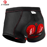 X-Tiger 2019 Cycling Underwear Upgrade 5D Padded Cycling Shorts 100% Lycra Shockproof MTB Bicycle Shorts Road Bike Shorts
