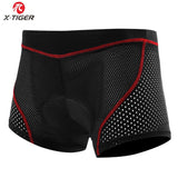 X-Tiger 2019 Cycling Underwear Upgrade 5D Padded Cycling Shorts 100% Lycra Shockproof MTB Bicycle Shorts Road Bike Shorts