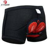 X-Tiger 2019 Cycling Underwear Upgrade 5D Padded Cycling Shorts 100% Lycra Shockproof MTB Bicycle Shorts Road Bike Shorts