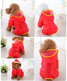 XS, S, M, L,XL Pet Dog Rain Coat Clothes Dog Puppy Casual Waterproof Jacket Costumes Rain Coat Dog Clothes Rain jas hujan