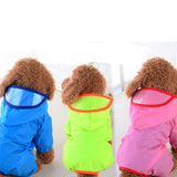 XS, S, M, L,XL Pet Dog Rain Coat Clothes Dog Puppy Casual Waterproof Jacket Costumes Rain Coat Dog Clothes Rain jas hujan