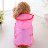 XS, S, M, L,XL Pet Dog Rain Coat Clothes Dog Puppy Casual Waterproof Jacket Costumes Rain Coat Dog Clothes Rain jas hujan