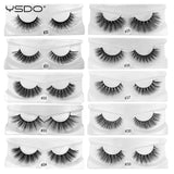 YSDO 30 pairs eyelashes wholesale hand made mink eyelashes 3d mink hair lashes natural lashes makeup 3d volume false eyelashes