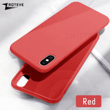 ZROTEVE Cover For iPhone X XS Max Case Luxury Liquid Silicone For Apple iPhone XR Case Smooth Cover For iPhone X S Max Cases - app80